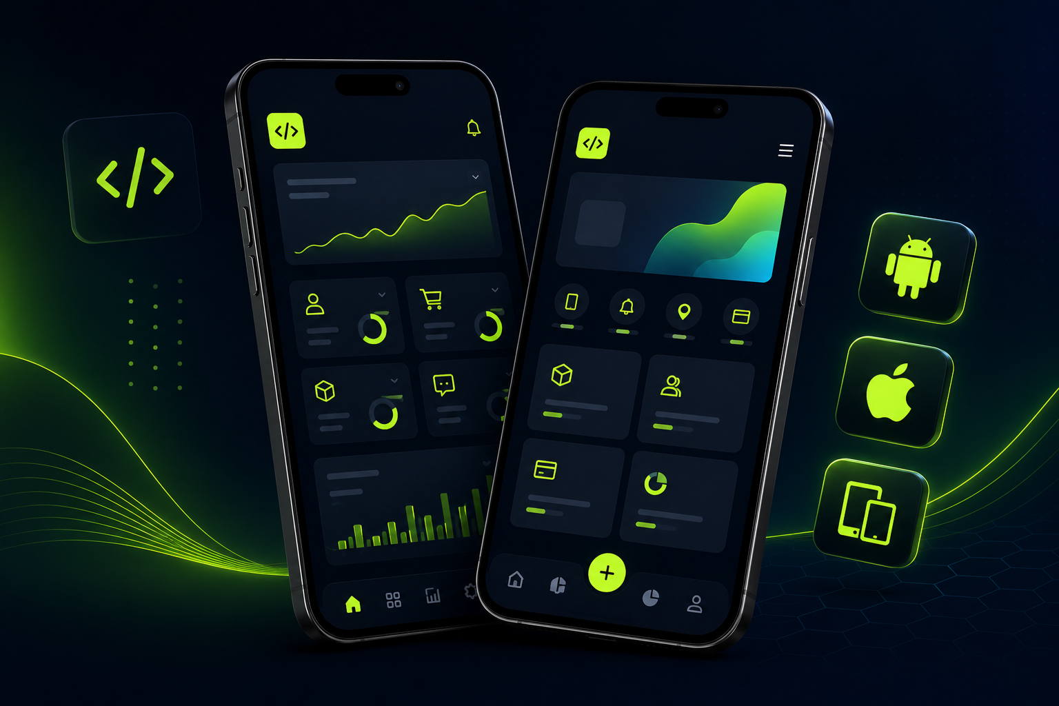 Ejemplo visual de App Android/iOS